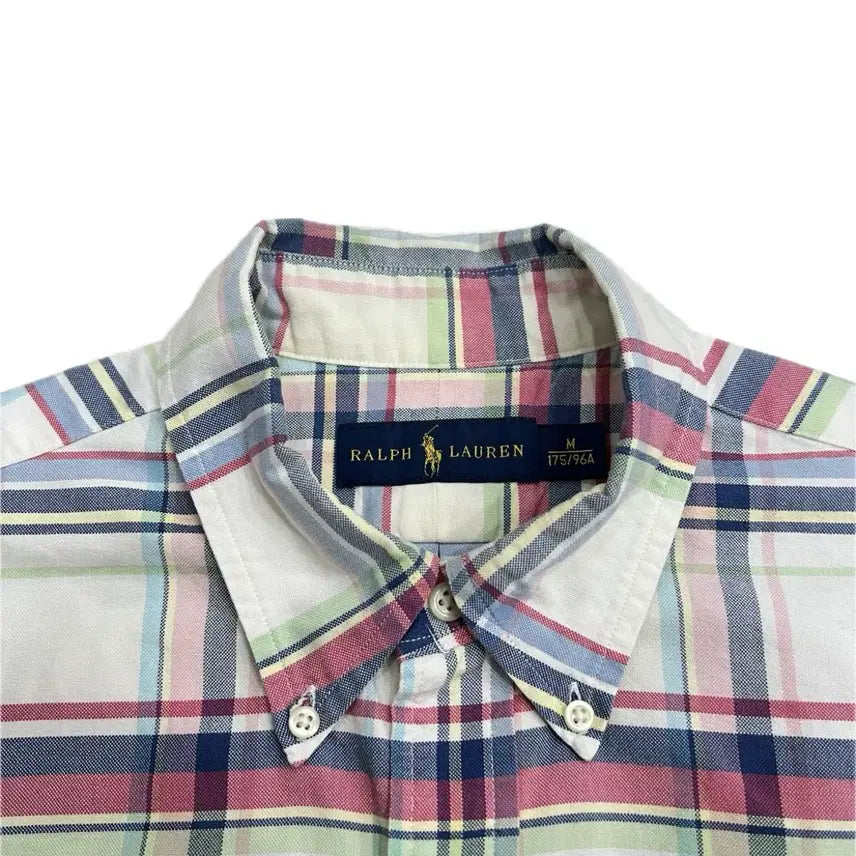 [SOLD OUT] 폴로 랄프로렌 체크 반팔 셔츠 m 실측 100 L 정도