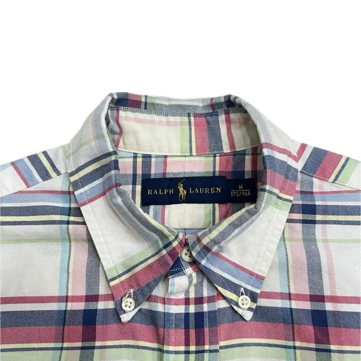 [SOLD OUT] 폴로 랄프로렌 체크 반팔 셔츠 m 실측 100 L 정도