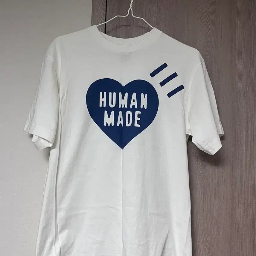 [BUNJANG] Human Made Logo T-shirt Blue / 휴먼메이드 로고 반팔 티 블루