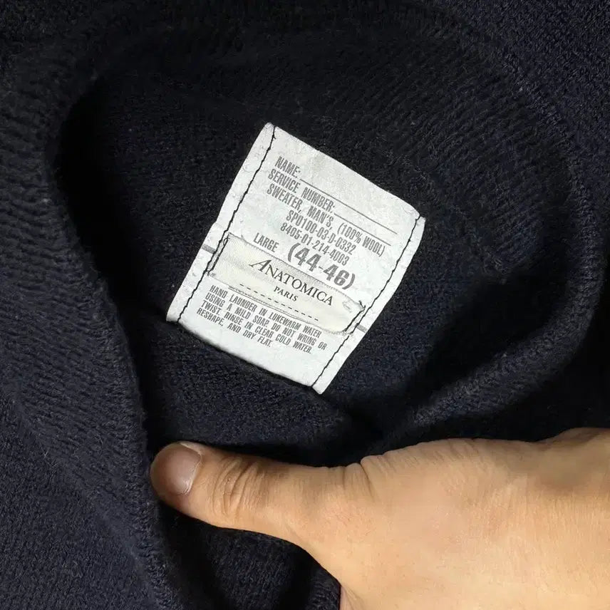 [BUNJANG] Anatomica USN Mock Neck Sweater / (100-105) 아나토미카 USN 모크넥 44-46
