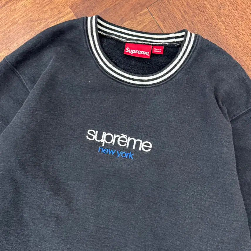 [BUNJANG] Supreme 14AW New York Round Sweatshirt / XL SUPREME 슈프림 14AW 뉴욕 라운드 맨투맨