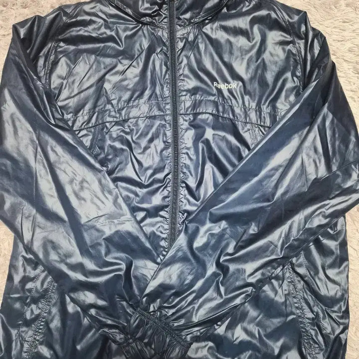 [BUNJANG] Reebok Navy Windbreaker Jacket / 리복 네이비 바람막이 자켓