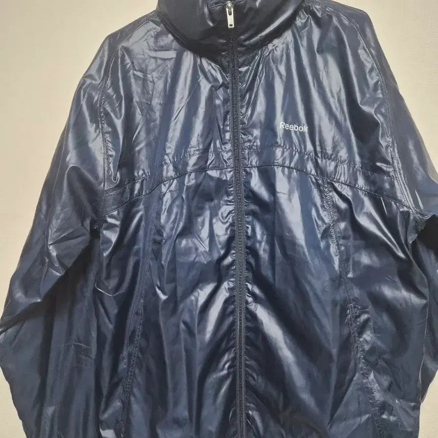 [BUNJANG] Reebok Navy Windbreaker Jacket / 리복 네이비 바람막이 자켓