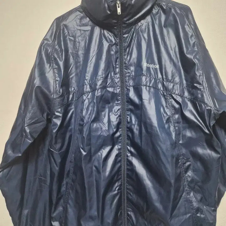 [BUNJANG] Reebok Navy Windbreaker Jacket / 리복 네이비 바람막이 자켓