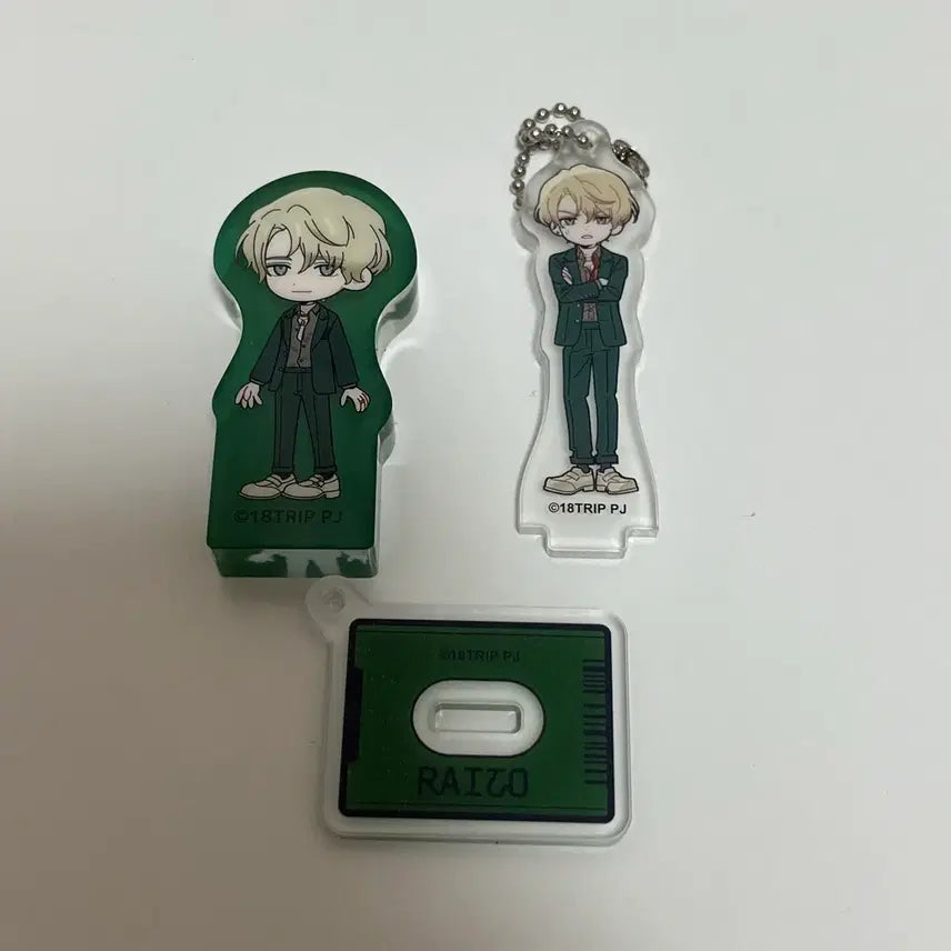 [BUNJANG] ATEEZ 18trip Light Acrylic Mini Stand Keyring Bundle / 에이트리 18trip 코롯토 아크릴 미니 스탠드 키링 일괄 라이토