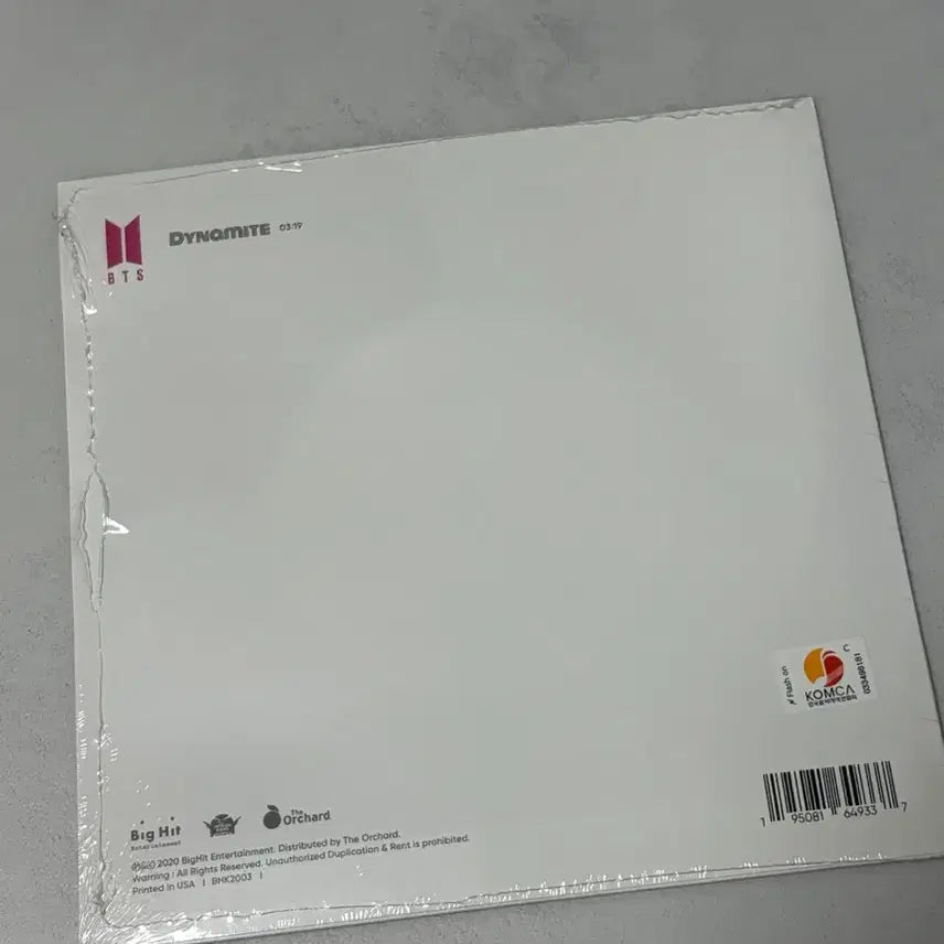 [BUNJANG] BTS Dynamite LP Limited Edition Album / 방탄소년단 BTS Dynamite LP 한정반 미개봉