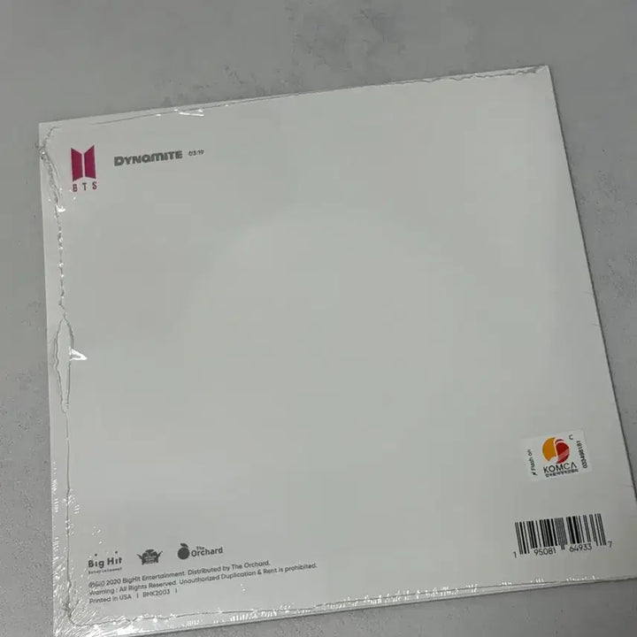 [BUNJANG] BTS Dynamite LP Limited Edition Album / 방탄소년단 BTS Dynamite LP 한정반 미개봉