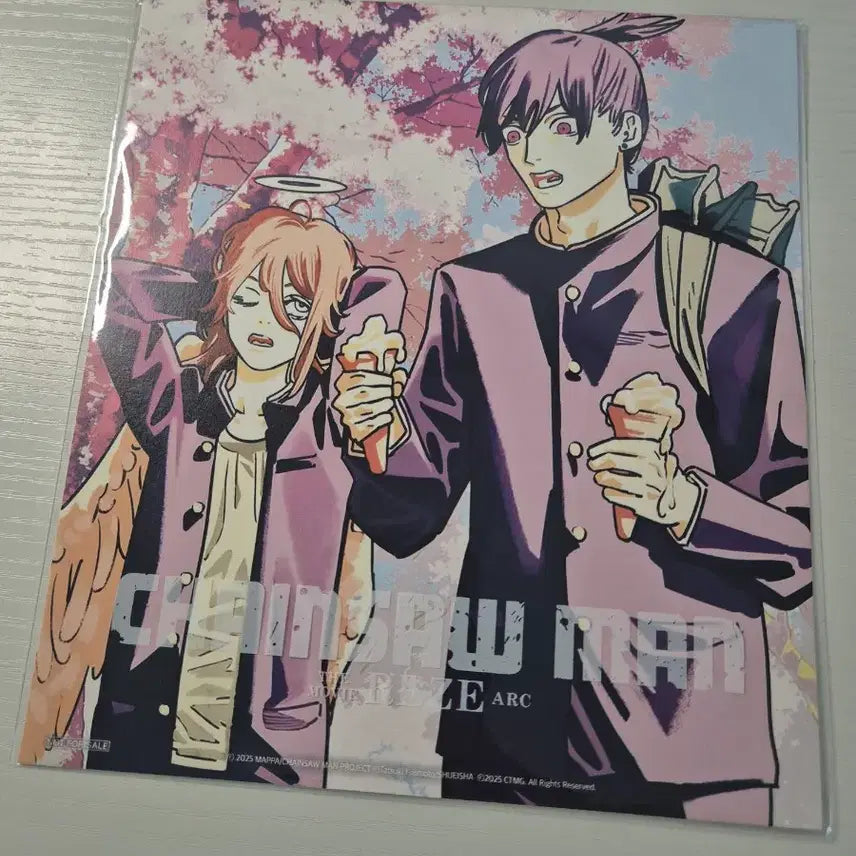 [BUNJANG] Chainsaw Man Reze Aki Angel Color Paper / [미개봉] 체인소맨 레제 특전 아키 천사 색지