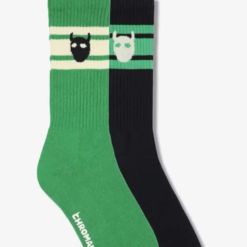 [BUNJANG] Tyler the Creator Chromakopia Socks 2-Pack / [새상품] 타일러더크리에이터 크로마코피아 양말 2팩