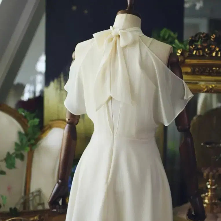 [SOLD OUT] 밀크코코아 Amelie line. Romantic blanc dress