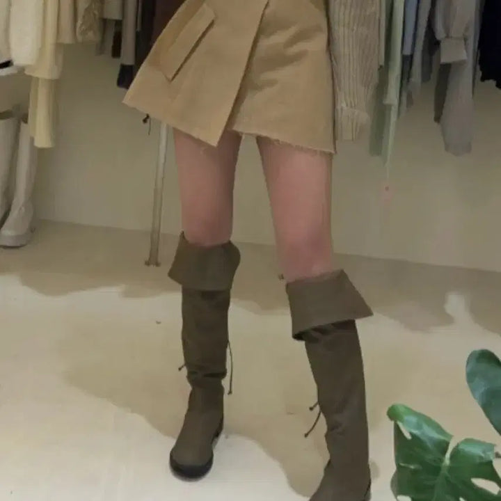 [BUNJANG] Leather Boots / 롱부츠 230