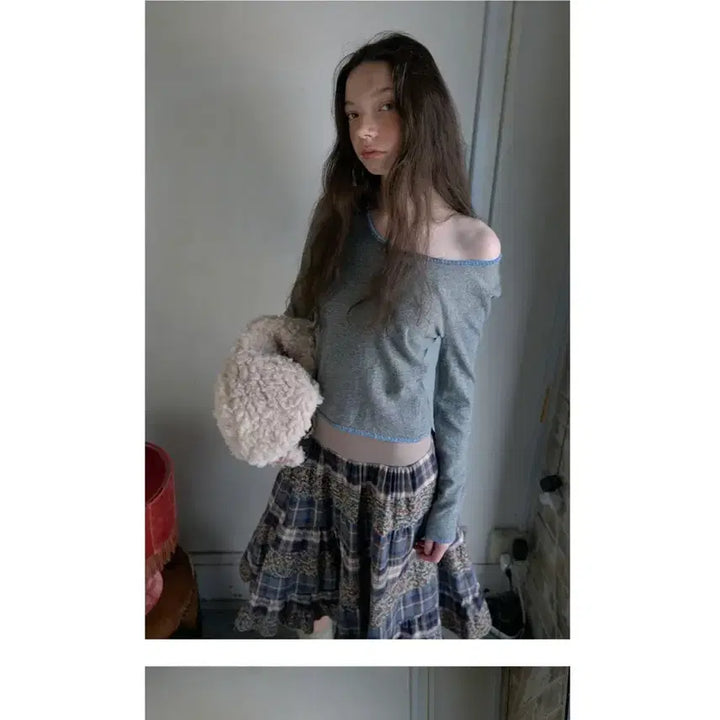 [BUNJANG] No-Contents Gray Knit Sweater / 노컨텐츠 그레이니트