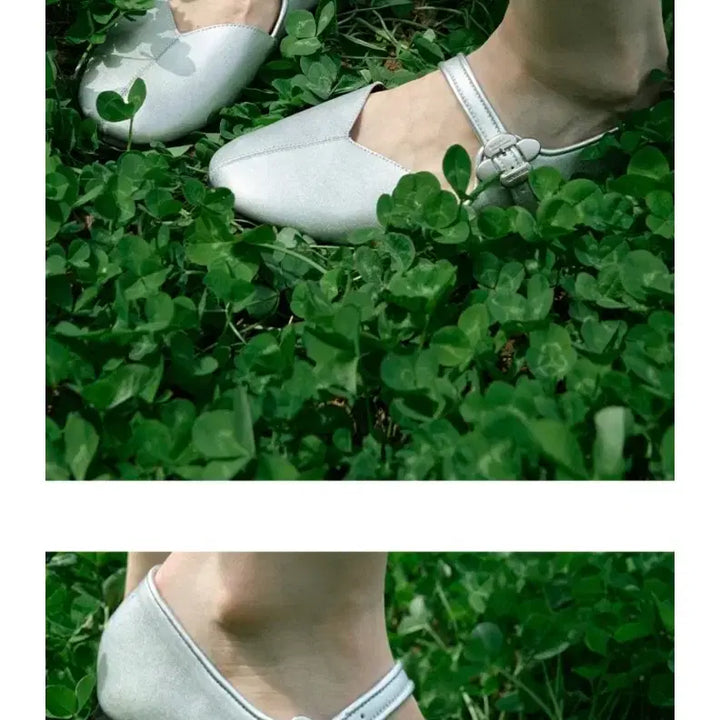 [SOLD OUT] (새상품) 락피쉬웨더웨어 민주킴 플로럴 버클 메리제인