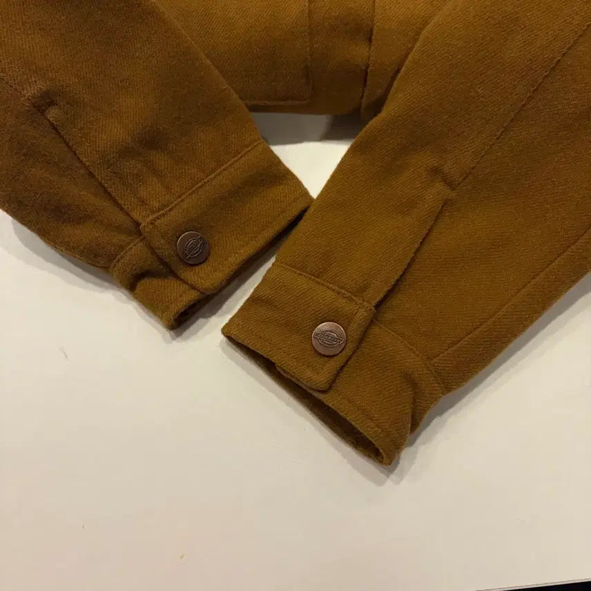 [BUNJANG] Dickies Quilted Two-Pocket Big Logo Brown Jacket / [M] 디키즈 누빔 투포켓 빅로고 브라운 자켓 D265