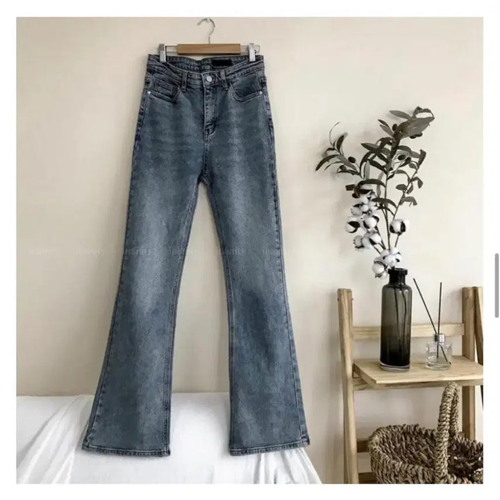 [BUNJANG] High Waist Bootcut Pants Size S / 하이웨스트 부츠컷 바지 s