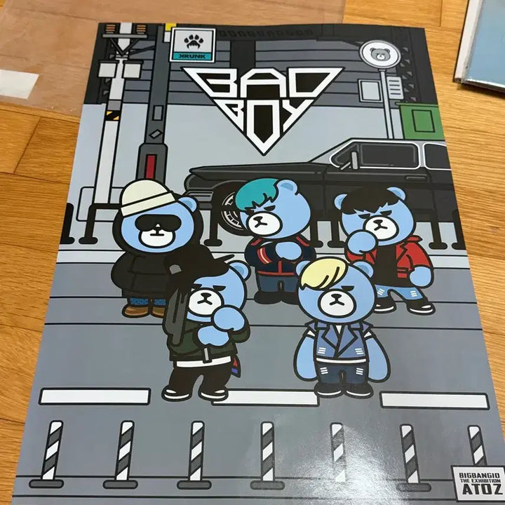 [BUNJANG] Big Bang KRUNK Poster Set G-Dragon Taeyang Daesung T.O.P / 빅뱅 크렁크 포스터세트 지디 지드래곤 태양 대성 탑