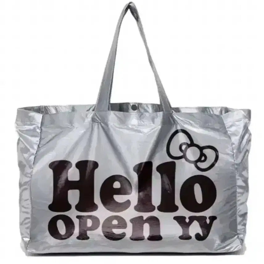 [BUNJANG] Openyy Hello Kitty Tote Bag Silver / Open yy 헬로키티 토트백 실버