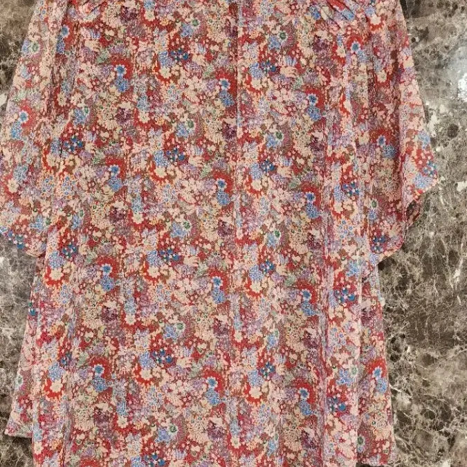 [BUNJANG] BCBG Floral Print Blouse / BCBG 플로럴 프린트 블라우스