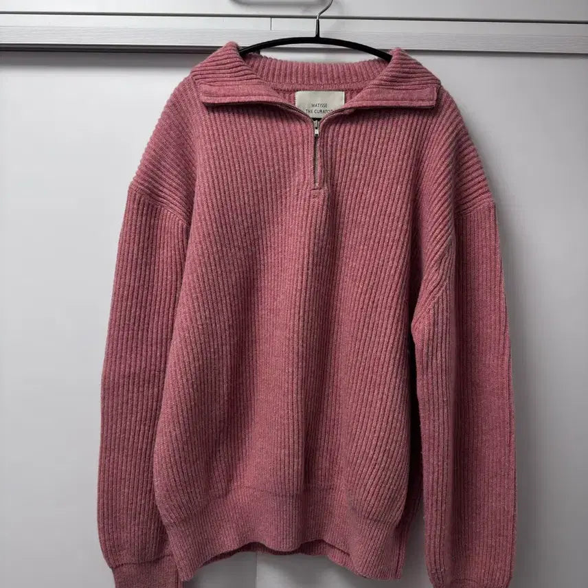 [BUNJANG] Matisse The Curator Half Zip Knit / 마티스 더 큐레이터 half zip 니트