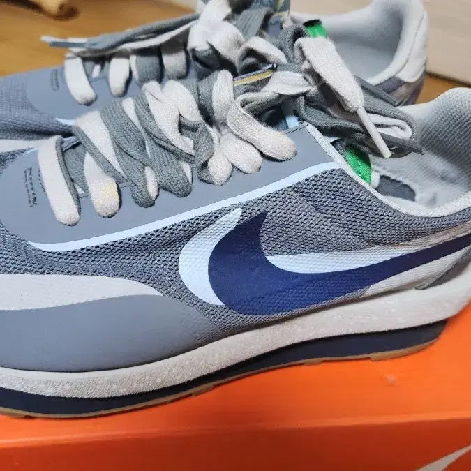 [BUNJANG] Nike Sacai LD Waffle CLOT Cool Grey Sneakers / 나이키 사카이 LD와플 클랏 쿨 그레이