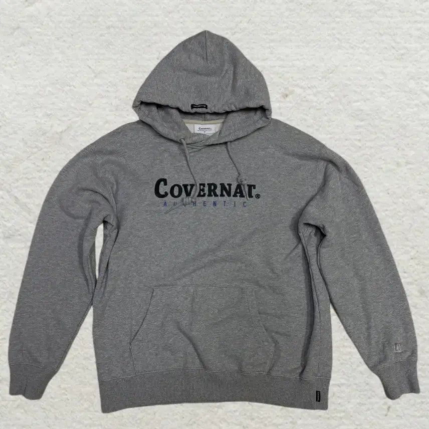 [BUNJANG] Covernat Authentic Hoodie Gray / 커버낫 AUTHENTIC 후드티 그레이