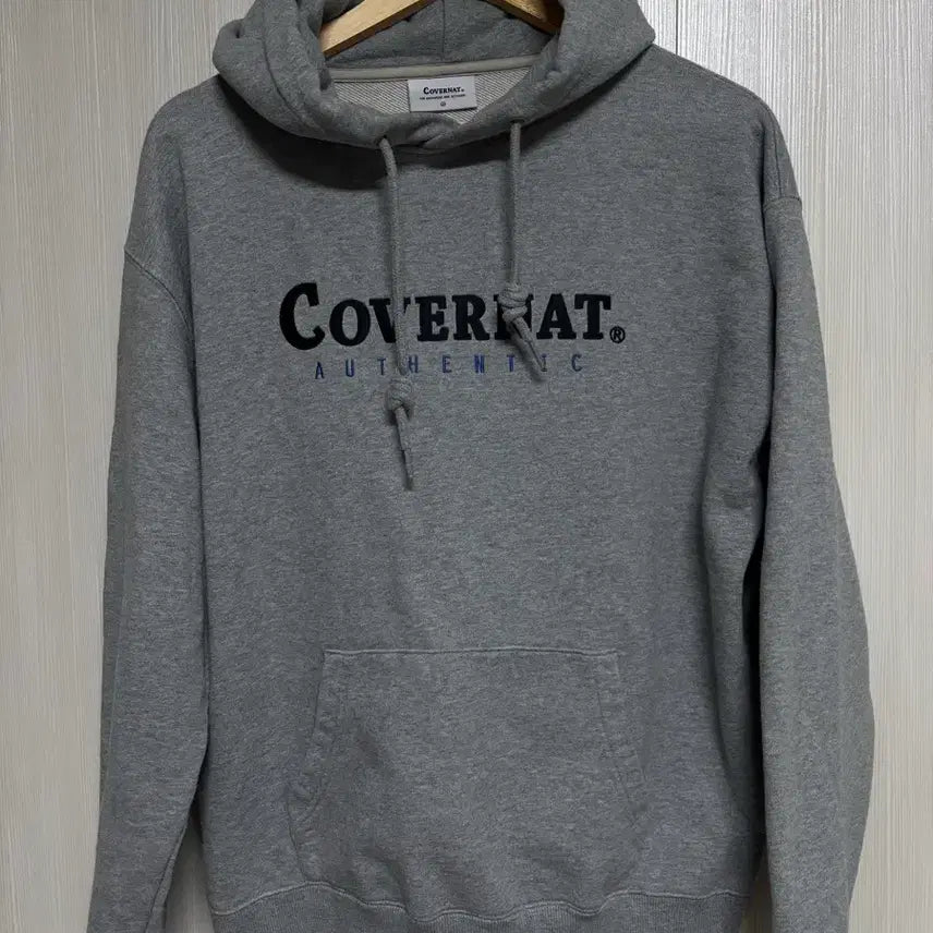 [BUNJANG] Covernat Authentic Hoodie Gray / 커버낫 AUTHENTIC 후드티 그레이