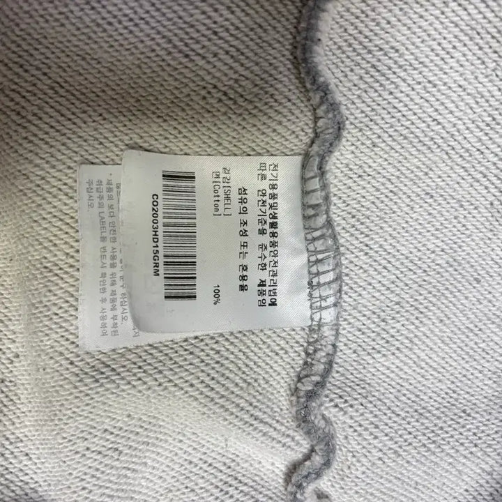 [BUNJANG] Covernat Authentic Hoodie Gray / 커버낫 AUTHENTIC 후드티 그레이