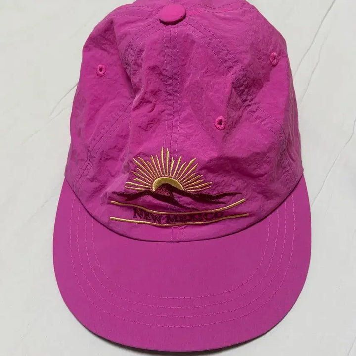 [BUNJANG] Pink Nylon Running Camp Cap Hat / 핑크 분홍 나일론 런닝 러닝 멕시코 캠프캡 모자