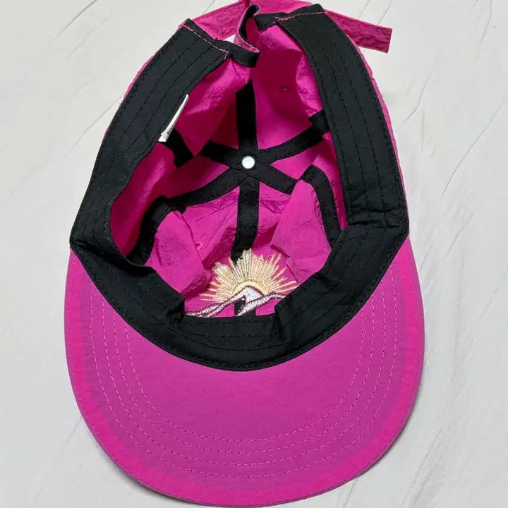 [BUNJANG] Pink Nylon Running Camp Cap Hat / 핑크 분홍 나일론 런닝 러닝 멕시코 캠프캡 모자