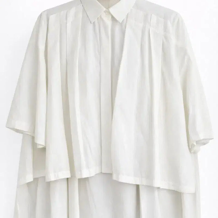 [BUNJANG] Studio Tomboy Ivory Layered Blouse Shirt / 스튜디오톰보이 화이트 블라우스 셔츠