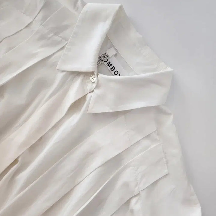 [BUNJANG] Studio Tomboy Ivory Layered Blouse Shirt / 스튜디오톰보이 화이트 블라우스 셔츠