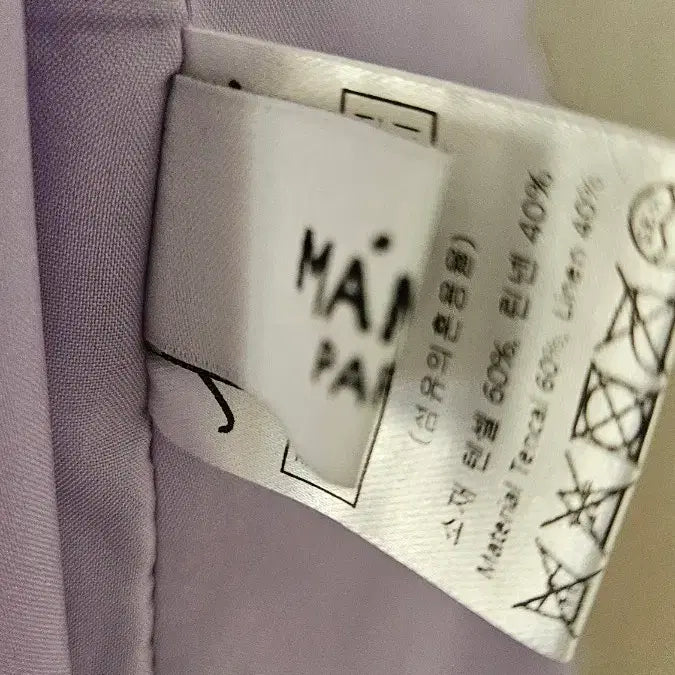 [BUNJANG] Black and Lavender Linen Long Dress / 고퀄 블랙,보라린넨롱원피스 새상품