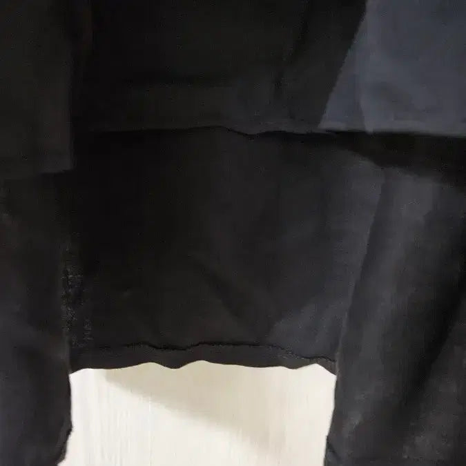 [BUNJANG] Black and Lavender Linen Long Dress / 고퀄 블랙,보라린넨롱원피스 새상품