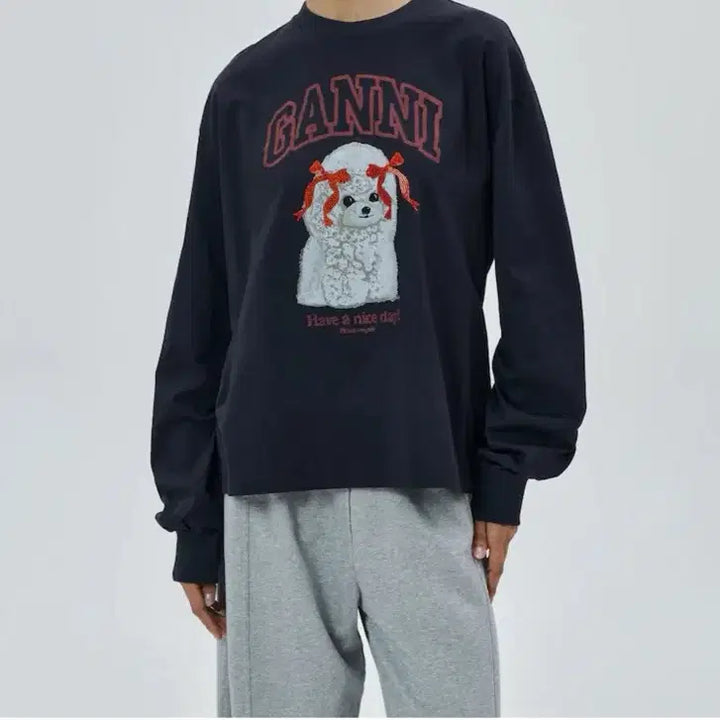 [SOLD OUT] 가니 푸들 긴팔티 (SS26)