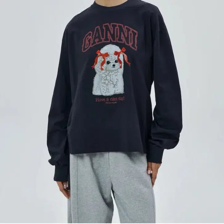 [SOLD OUT] 가니 푸들 긴팔티 (SS26)