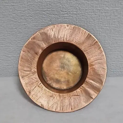 [BUNJANG] Antique Korean Joseon Dynasty Brass Needle Warmer / 옛날 조선시대 방짜유기 놋쇠 놋침화로 희귀화로