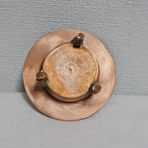 [BUNJANG] Antique Korean Joseon Dynasty Brass Needle Warmer / 옛날 조선시대 방짜유기 놋쇠 놋침화로 희귀화로