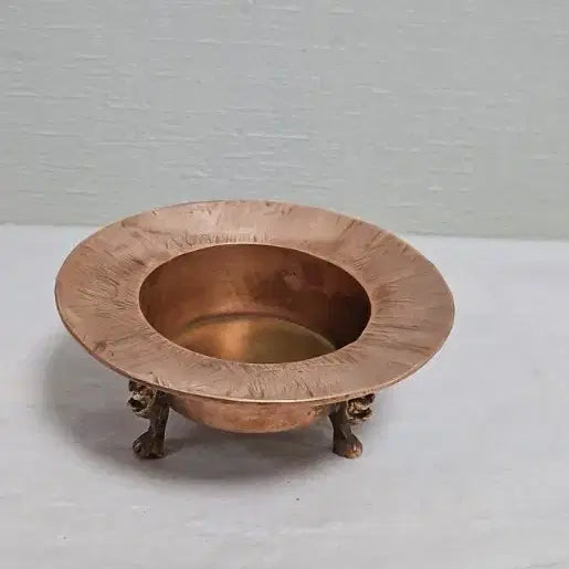 [BUNJANG] Antique Korean Joseon Dynasty Brass Needle Warmer / 옛날 조선시대 방짜유기 놋쇠 놋침화로 희귀화로