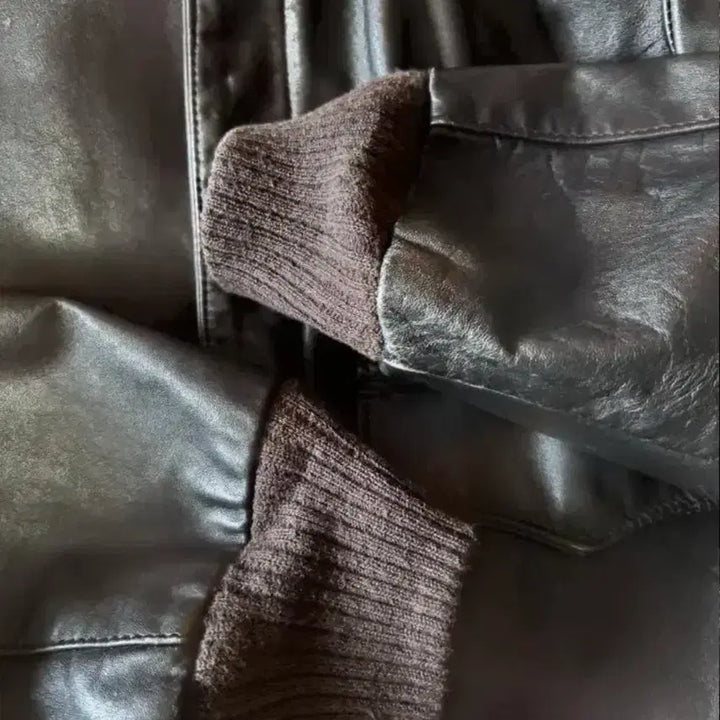 [BUNJANG] A-2 Flight Jacket Dark Brown Leather / A-2 플라이트 자켓 가죽 다크 브라운 42