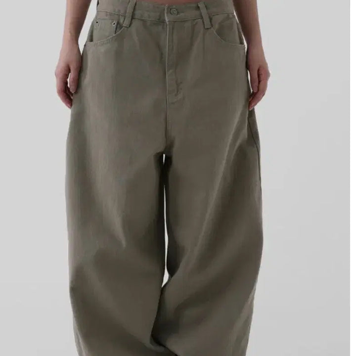 [SOLD OUT] 어텀 워크드커브팬츠 카키