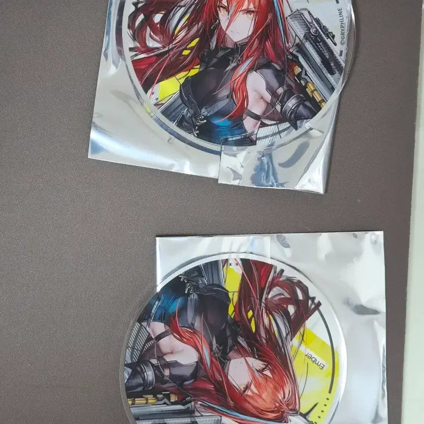 [SOLD OUT] 명일방주 엔드필드 엠버 아크릴 코스터