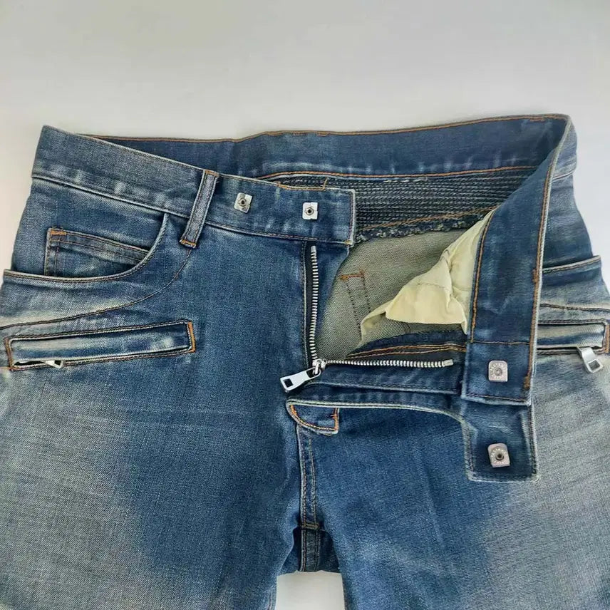 [BUNJANG] Balmain Biker Jeans Slim Fit (Size 30) / 우수/발망 바이커진 슬림핏/30/구제24시/이