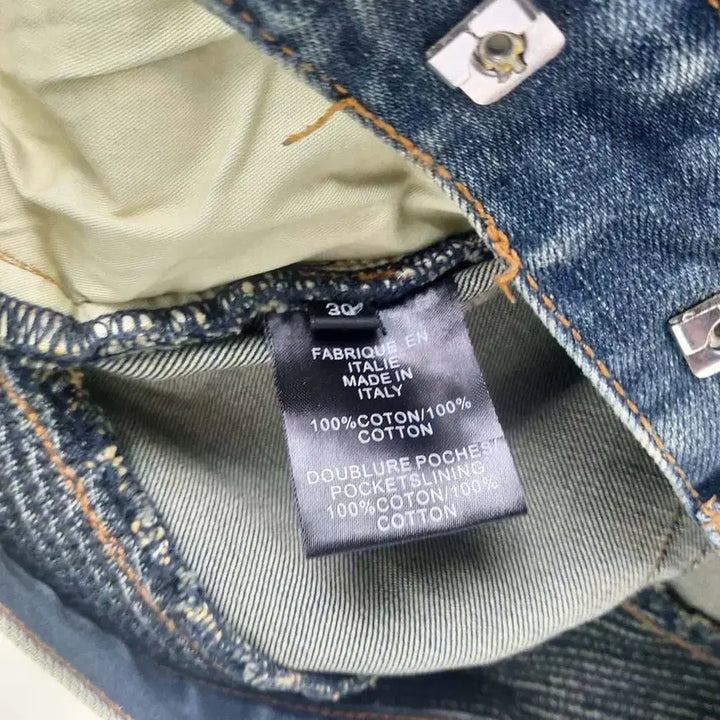 [BUNJANG] Balmain Biker Jeans Slim Fit (Size 30) / 우수/발망 바이커진 슬림핏/30/구제24시/이