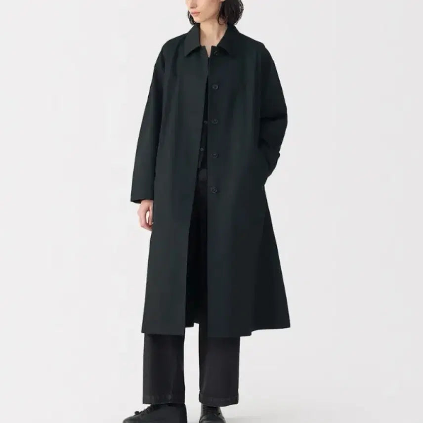 [SOLD OUT] 무인양품 라보 새상품 고밀도 코튼 싱글 코트