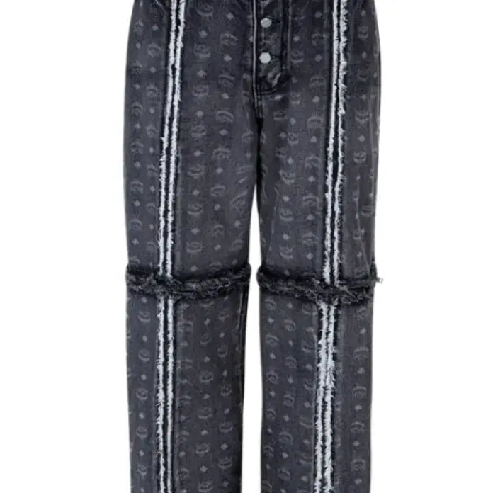 [BUNJANG] Thug Club x MCM Black Denim Pants / Thug club x mcm black denim