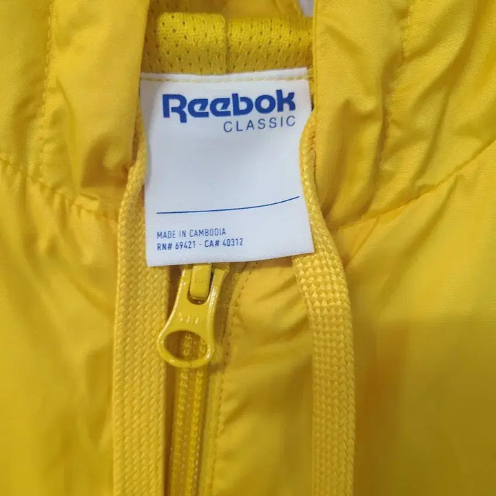 [BUNJANG] Reebok Windbreaker 2XL Yellow Black White / 리복 바람막이 2XL 옐로우 블랙 화이트