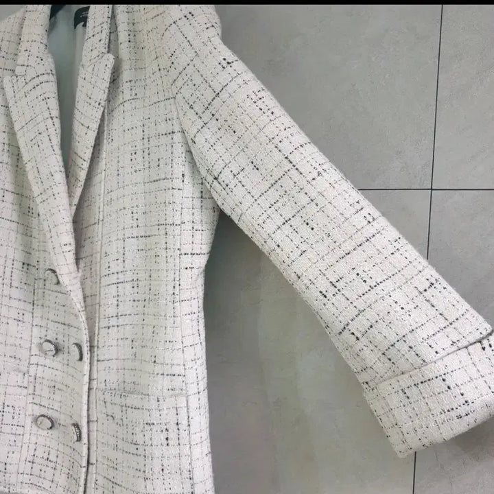 [BUNJANG] Blossom H Tweed Jacket / 44~마른55)블러썸에이치 트위드 자켓(하객룩, 정장룩)
