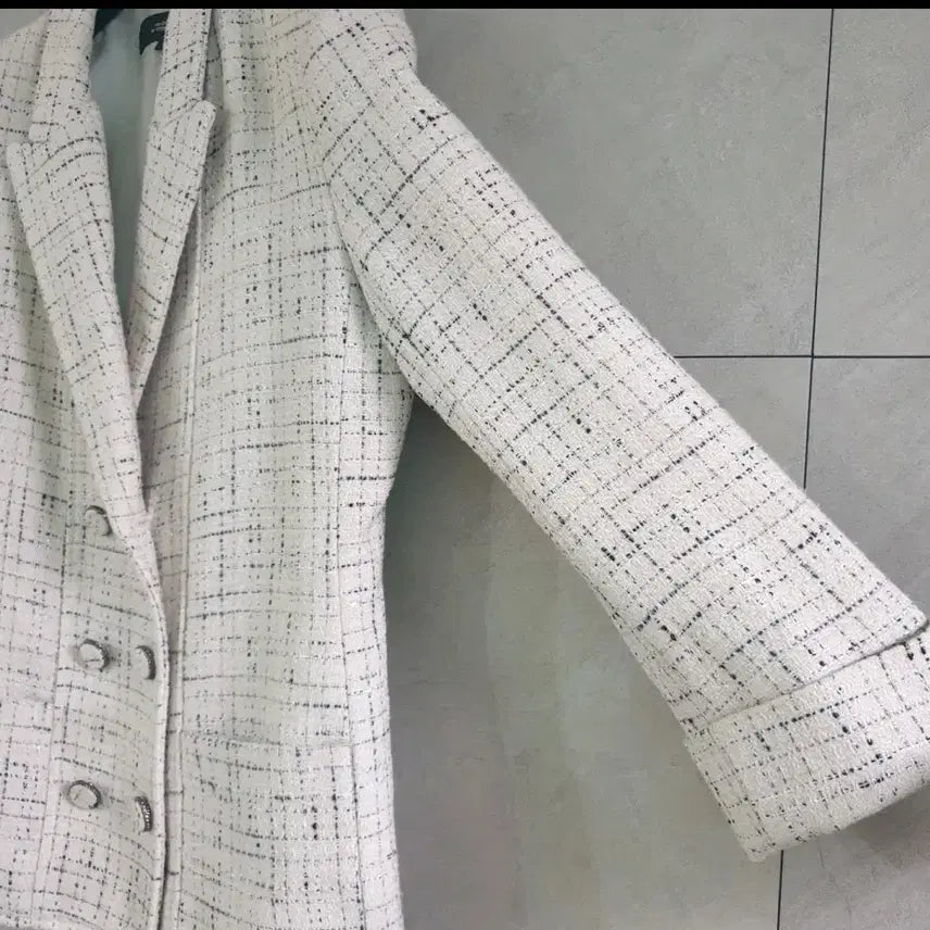 [BUNJANG] Blossom H Tweed Jacket / 44~마른55)블러썸에이치 트위드 자켓(하객룩, 정장룩)