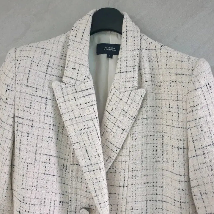 [BUNJANG] Blossom H Tweed Jacket / 44~마른55)블러썸에이치 트위드 자켓(하객룩, 정장룩)