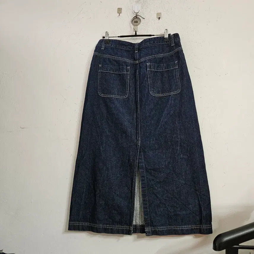 [BUNJANG] Denim Long Skirt / 청 데님 롱 스커트
